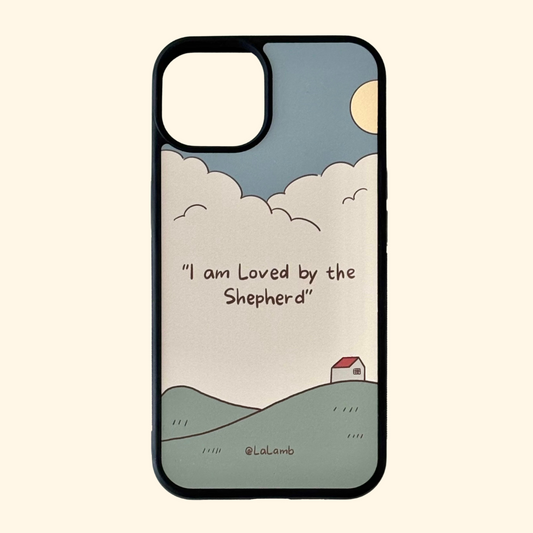 I am Loved by the Shepherd iPhone Case