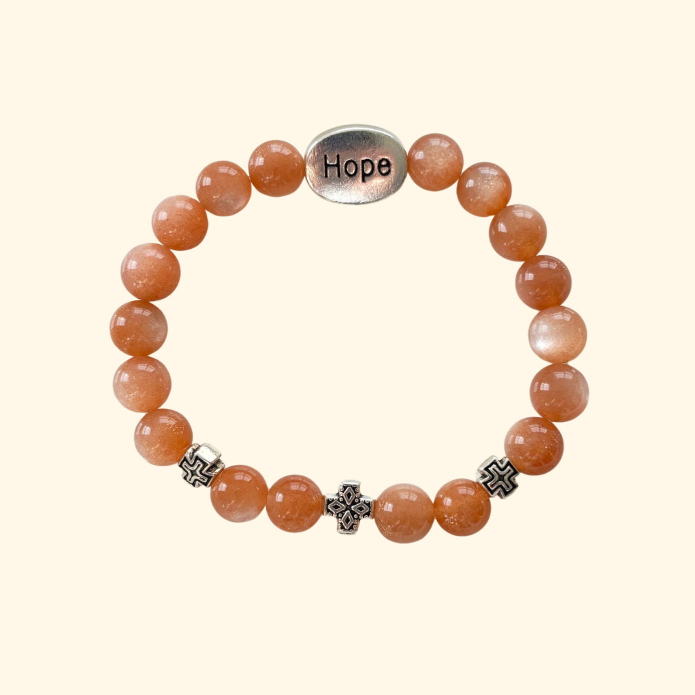 Handmade Sunstone Bracelet- Hope